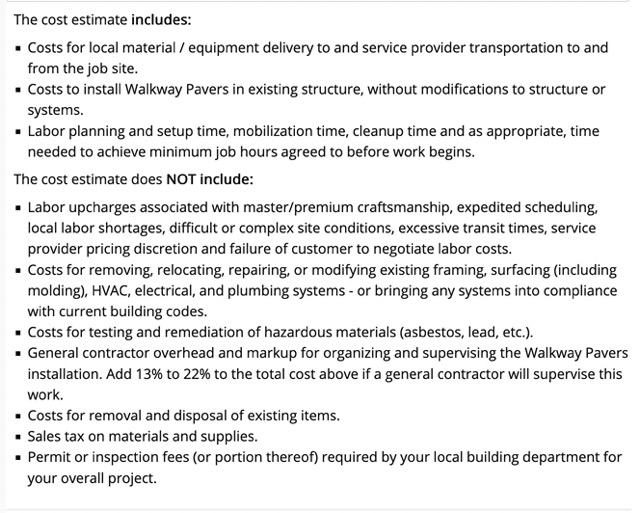 Walkway Pavers Medium